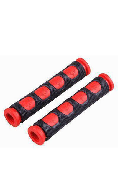 Choice 2pcs red Universal Motorcycle Handlebar Brake Handle Soft Sleeve Anti-...