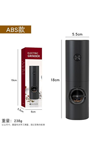 Choice China Mainland black Electric Salt And Pepper Grinder With Adjustable ...