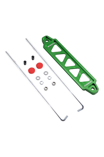 Choice Green Aluminum Car Battery Fasten Bracket Holder Battery Tie Down Brac...