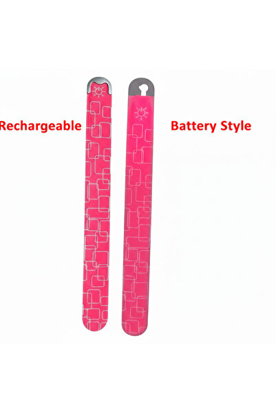 Choice Battery Style Pink Night Running Armband LED Light Band Cycling Safety...