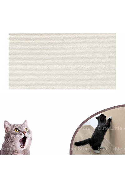 Choice 30X100CM Warm white Self-Adhesive Carpet Cats Scratch Board Wall Anti ...