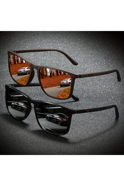 Choice 2PCS-4 2/3PCS NEW 2025 Square Polarized Sunglasses Anti Glare Sun Shad...