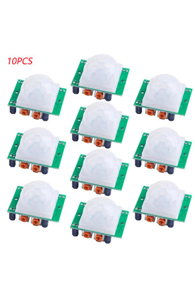 Choice3 10PCS HC-SR501 PIR Motion Sensor Module Adjustable IR Pyroelectric In...