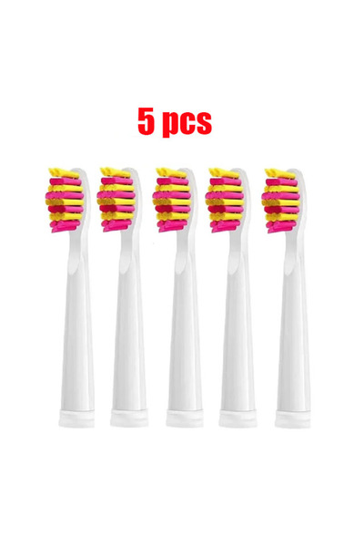 Choice11 5 pcs pink Replacement Brush Heads For Seago For Fairywill FW-507/50...