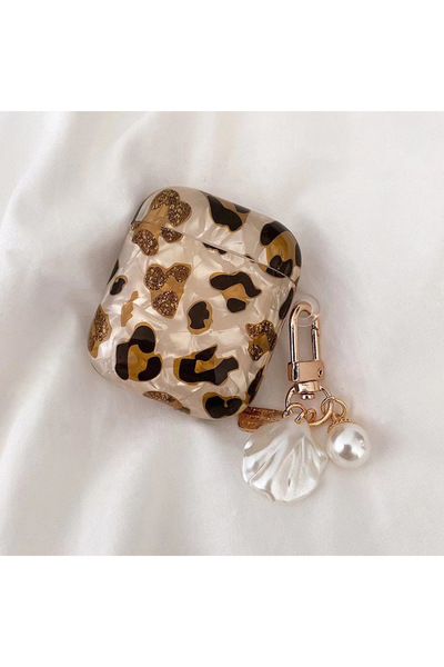 Choice For Airpods1 2 beike Pearl Earphone Cases For Airpods Pro 2 Leopard Pe...
