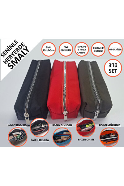 tuttobene Kalemlik 3lü SET/PAKET Organizer Makyaj çok amaçlı Pinterest Okula ...