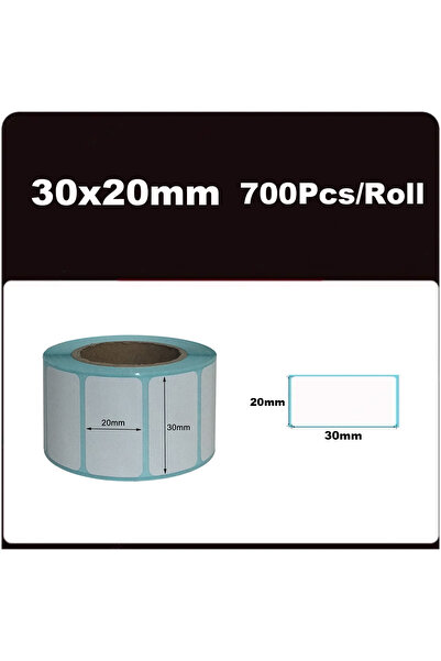 choice2 30x20mmx700PCS 700pcs/Roll 40*20/40*30/50*30mm Print Supplies Thermal...