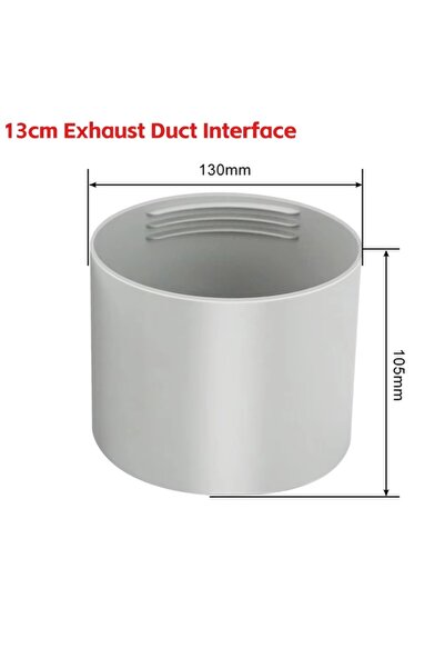 Choice7 alloet 130mm Interface 1.5/2M Portable Flexible Conditioner Exhaust H...