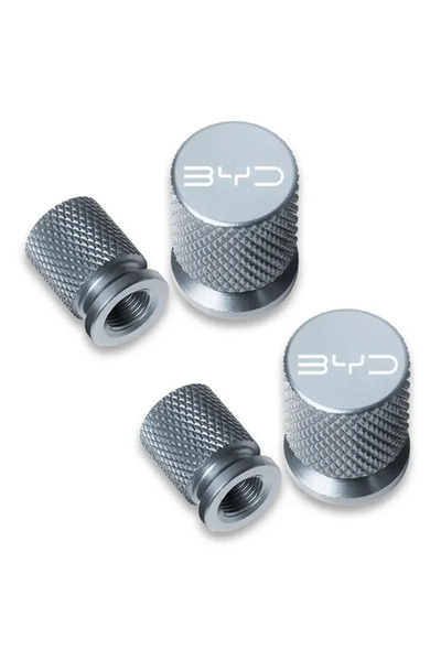Choice5 ATTO-5 Car Wheel Tire Air Valve Caps Stem Cover With Brand For BYD AT...