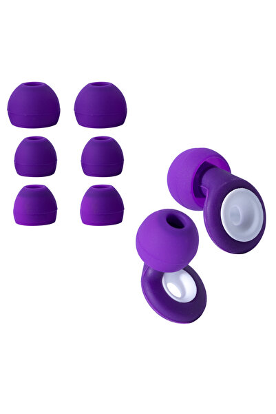 Choice10 Purple HUAK Ear Plugs- Stylish Certified Hearing Protection for Conc...