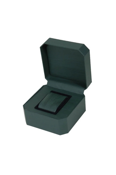 Choice dark green Vintage PU Watch Case Leather Watch Storage Box Stylish Wat...