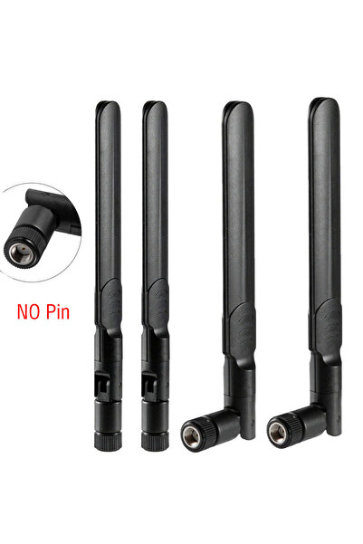 Choice1 4PCS No Pin 4Pcs 8dBi Dual-Band (2.4GHz/5.8GHz) RP-SMA & SMA Antennas...
