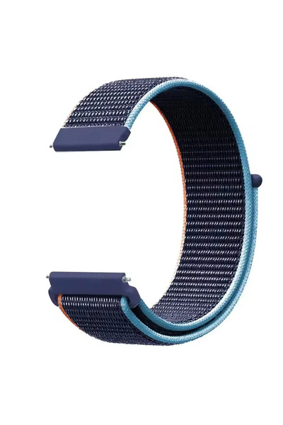 Choice28 20mm Universal Navy blue Nylon Loop Strap for Venu 3 Sq 2 Quick Adju...