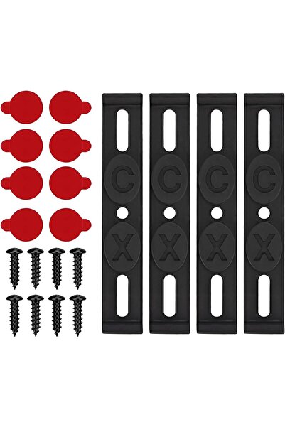 Choice 4set 4PCS Car Frameless License Plate Frame Weather-Proof Car Tag Fram...