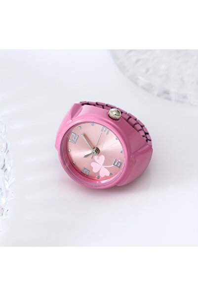 Choice Pink Colorful Clover Ring Watch Fashion Trend Simple Multi Color Finge...