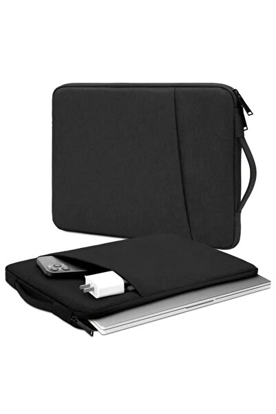 Choice8 Black 13 inches Simple Plush Laptop Case With Anti Drop and Shockproo...