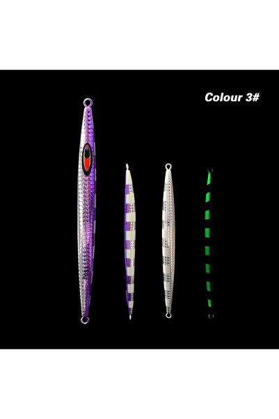 Choice 150g Purple TOLU 150g-500g Fast Sinking Jigging Fishing Lure Laser Pap...