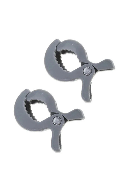 Choice17 Gray 2pcs 2/4PCS Baby Stroller Clamp Alligator Clip Pram Peg Portabl...