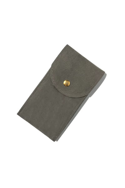 Choice B-Gray Embers Watch Bag Blue Black Flannelette Gift Bag Travel Storage...