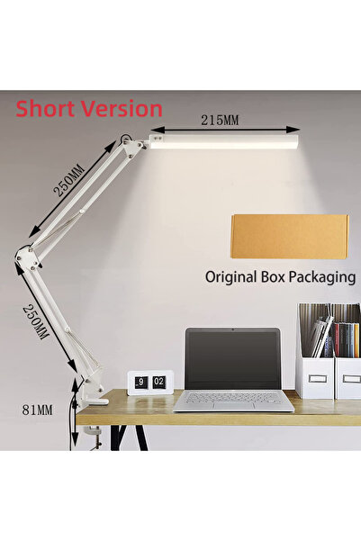 Choice Short-White With BOX LED Desk Lamp with Clamp 10W Swing Arm Desk Lamp ...