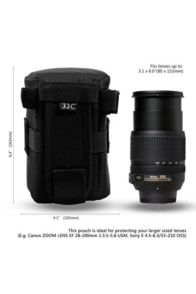 Choice M JJC Camera Lens Case Water Resistant Lens Pouch for DSLR Camera Lens...
