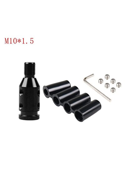 Choice M10x1.5 Black Car Shift Knob Adapter Universal Aluminum Alloy Gear Shi...