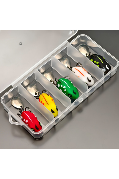 Choice FCP-674 ANFS 5pcs Mini Frog Soft Bait- Artificial Lifelike Fishing Lur...