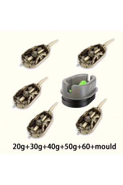 Choice 20g30g40g50g60g 20g/30g/40g/50g/60g method feeder, fishing inline feed...