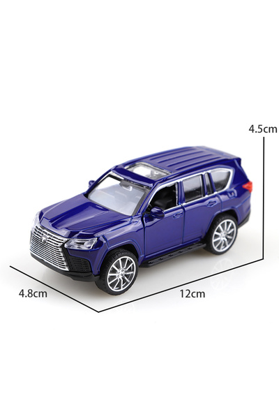 choice2 Blue LX570 (Bagged) 1:36 Alloy SUV Model LX570, Off-road Pull-back Ca...