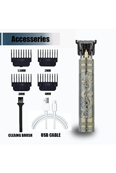 Choice 060-BronzeDragon New！T9 Electric Hair Trimmer/Accessories | USB Profes...