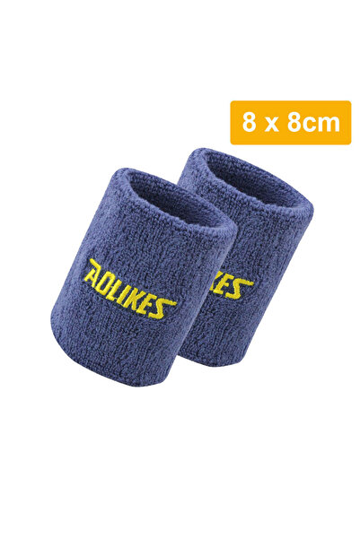 Aolikes Choice 8cm--Blue Gray 1 Pair Sweatbands Sports Wristband for Men & Wo...