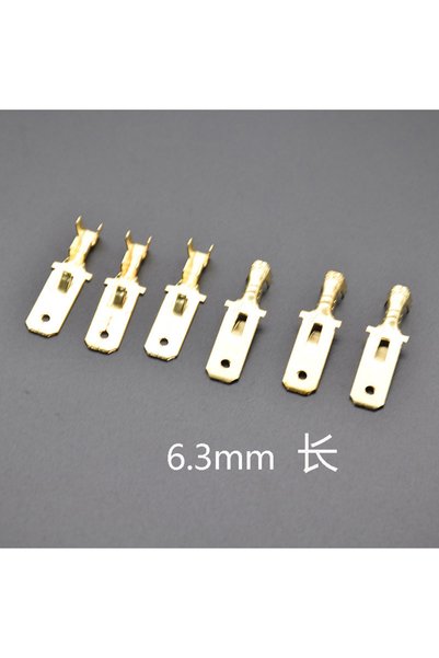 Choice 50pcs 6.3MM Insert 100pcs/50pcs Electrical Insulating Sleeve Wire Conn...