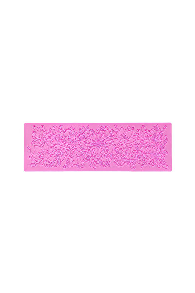 Choice pink 1pc Creative lace sugar flipping silicone mold cake decoration la...