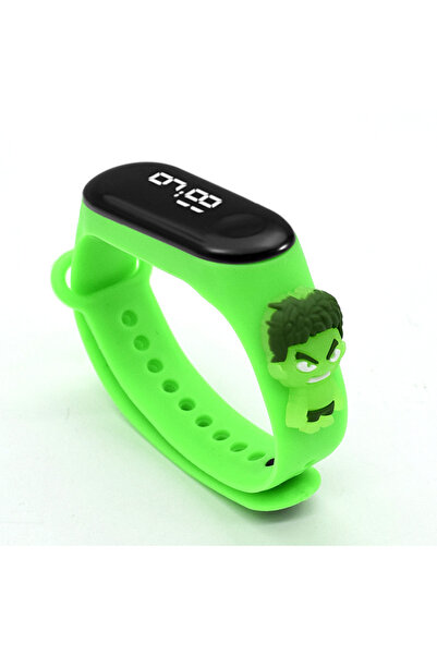 choice2 green ljr White Fashion Spiderman Iron Man Kids Watches for Gilrs Mic...