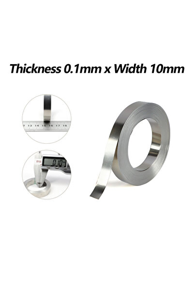 Choice3 0.1mm x 10mm 1Roll Nickel Plated Steel Strip Belt Spot Welding Machin...
