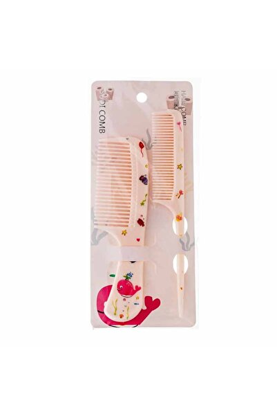 Choice pink 2pcs Kids Hair Combs Set Cartoon Animals Children Hairdressing Co...