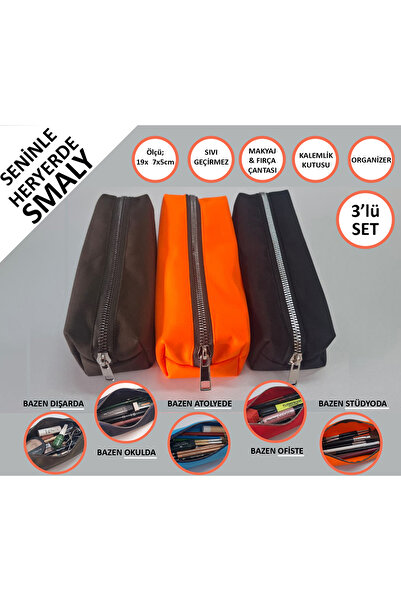 tuttobene Kalemlik 3lü SET/PAKET Organizer Makyaj çok amaçlı Pinterest Okula ...