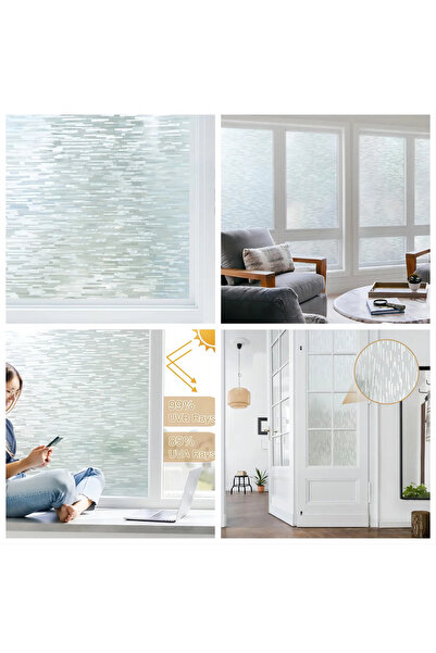 Choice55 55x200cm B33 Window Privacy Film Frosted Glass Window Film Static Cl...