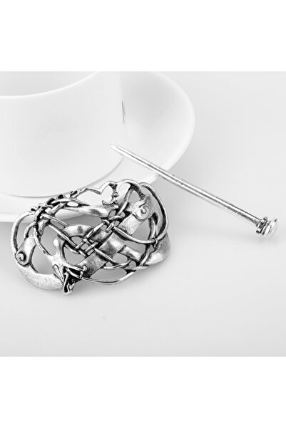 Choice14 8 Viking Hairpin Celtics Knots Crown Vintage Metal Hair Stick Runes ...
