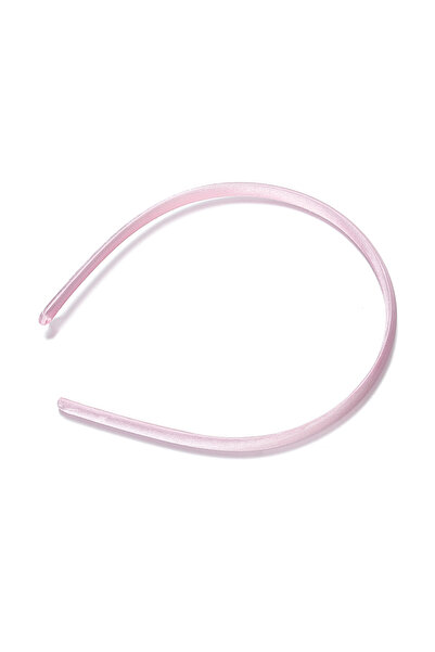 Choice Light pink 10pcs Fashion Satin Solid Color Headband Colorful Fabric Co...