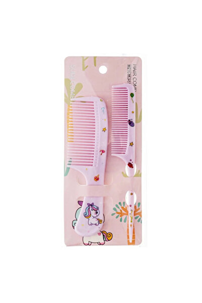Choice Purple 2pcs Kids Hair Combs Set Cartoon Animals Children Hairdressing ...