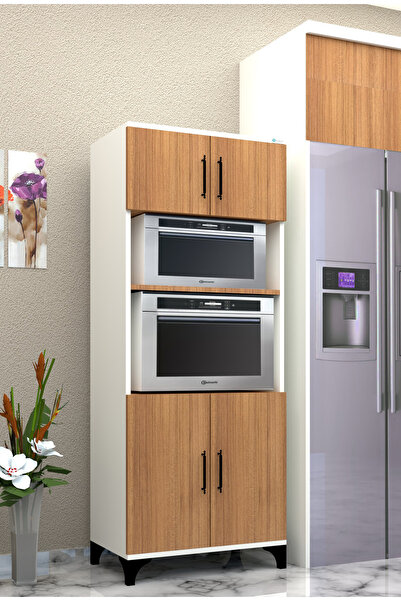 Buzkan Mobilya % 100 Mdf Çok Amaçlı Dolap, Fırın Ve Mikro Fırınlık Dolap