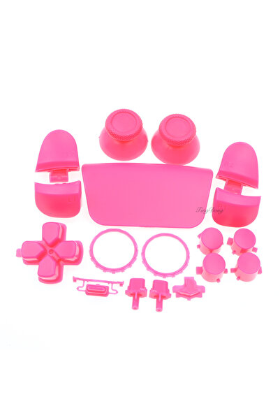 Choice7 Pink Full Set For PS5 V3.0 BDM-030 Controller Joysticks Cap L1 R1 L2 ...