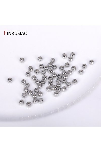 Choice9 2mm-200pcs rhodium plated 200PCS/lot 14k/18k Gold Plated Crimp Beads,...