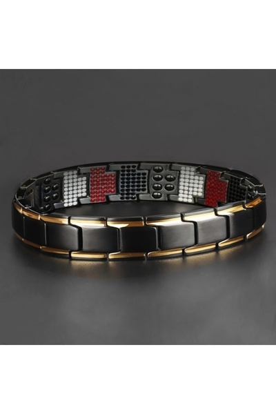 Choice 19cm Z200-3 Fashion Magnetic Therapy Bracelet 3-in-1 Weight Loss Impro...