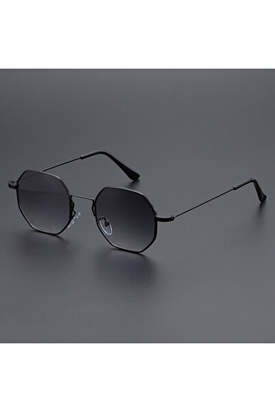 Choice4 black Men's classic geometric frame fashion glasses, suitable for hol...