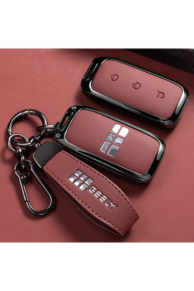 Choice10 key case for Galaxy Style 1-Red-1PC Car Key Case for Geely M9 2026 E...