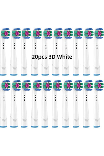 Choice19 20Pcs-YE18A Brush Head Nozzles for Braun Oral B Replacement Toothbru...