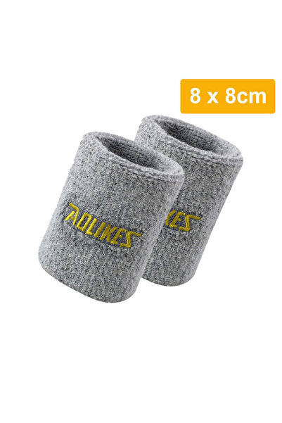 Aolikes Choice 8cm--Gray 1 Pair Sweatbands Sports Wristband for Men & Women -...
