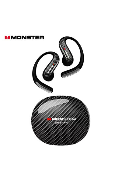 Choice1 black Monster MQO37 TWS Gaming Earphones Bluetooth 6.0 Noise Reductio...